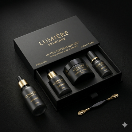 LUMIÈRE Skincare Ultra-Hydration Set – Hyaluronic Acid Complex